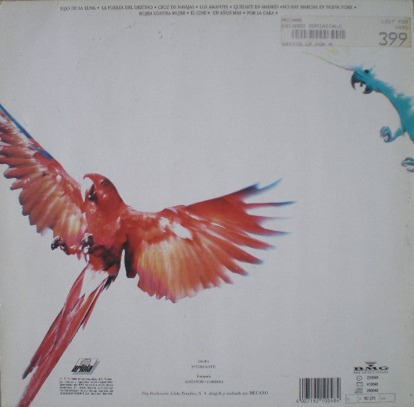 Mecano : Descanso Dominical (LP, Album)