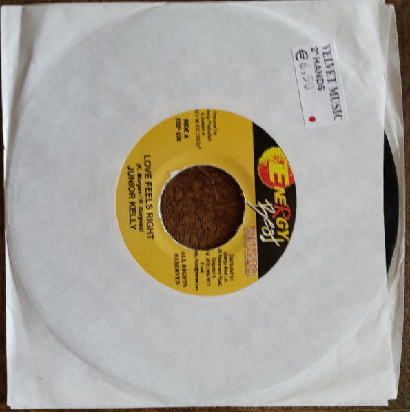 Junior Kelly : Love Feels Right (7")