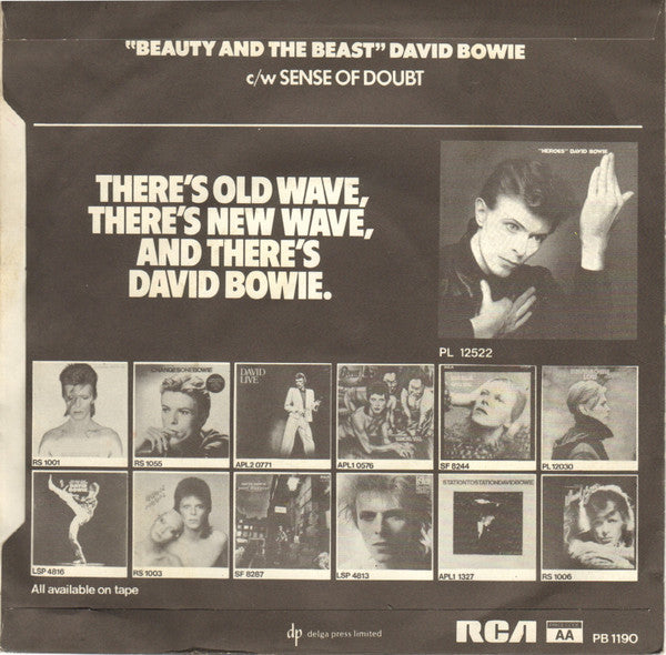David Bowie : Beauty And The Beast (7", Single)