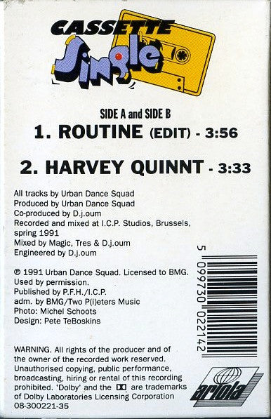 Urban Dance Squad : Routine (Cass, Single)