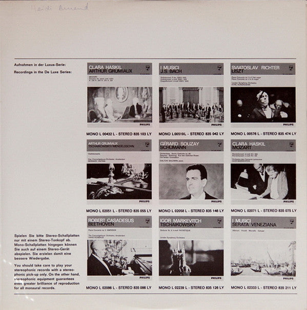 Ludwig van Beethoven, Robert Casadesus . Concertgebouworkest . Hans Rosbaud : Klavierkonzert Nr. 5 Es-Dur Op. 73 (LP, Mono, S/Edition, Gat)