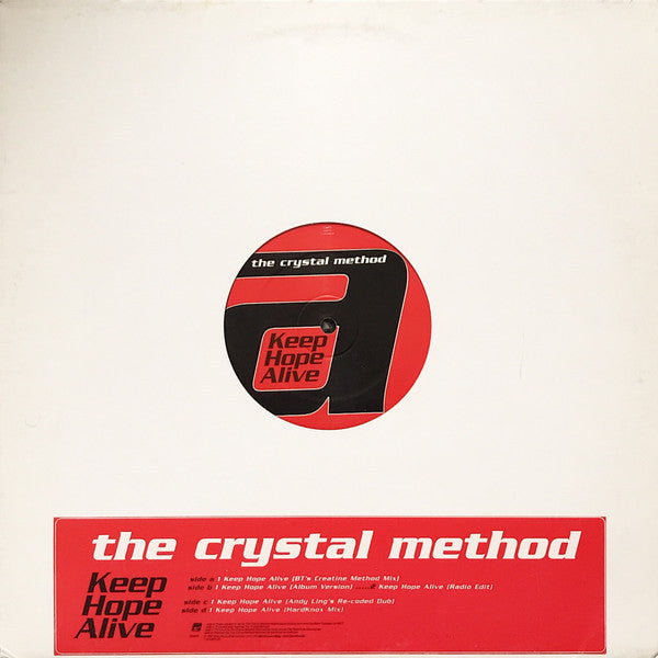 The Crystal Method : Keep Hope Alive (2x12", Promo)