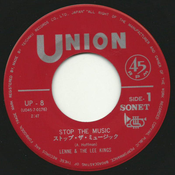Lenne & The Lee Kings : Stop The Music / Always And Ever (7", Single)
