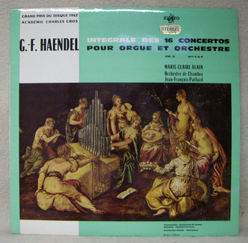 G.F.Haendel*, Marie-Claire Alain, Orchestre De Chambre Jean-François Paillard , Conducted By Jean-François Paillard : Intégrale Des 16 Concertos Pour Orgue Et Orchestre No. 5-8  Vol. II (LP, Album)