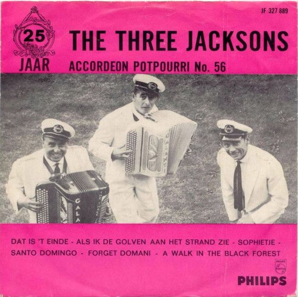 The 3 Jacksons : Accordeon Potpourri No. 56 (7", Single, Mono)