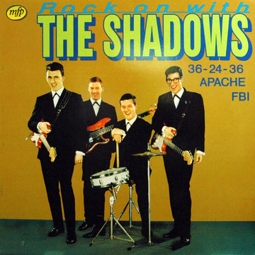 The Shadows : Rock On With The Shadows (LP, Comp, RE)