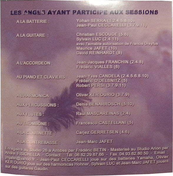 Jean-Marc Jafet : Mes Anges (CD, Album)