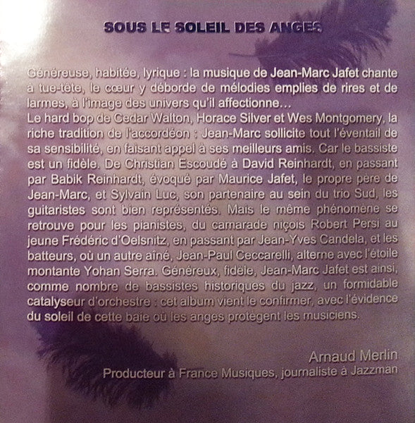 Jean-Marc Jafet : Mes Anges (CD, Album)
