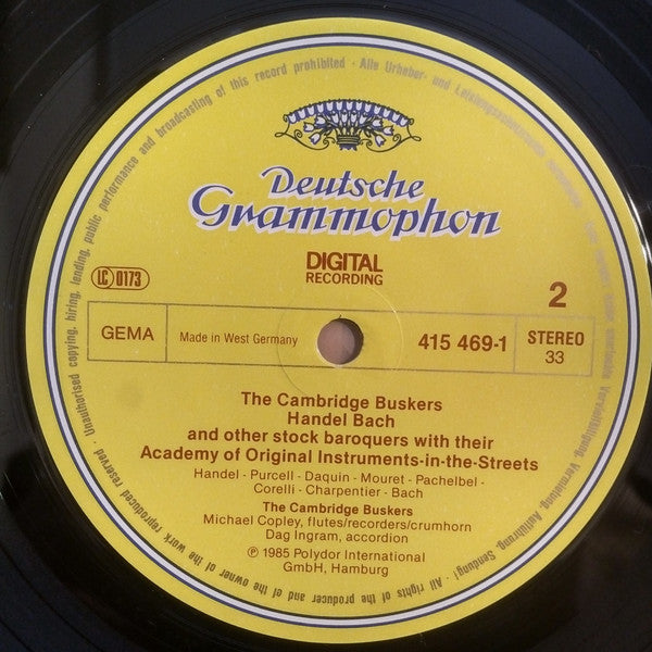 The Cambridge Buskers : The Cambridge Buskers Handel Bach (LP, Album, Dig)