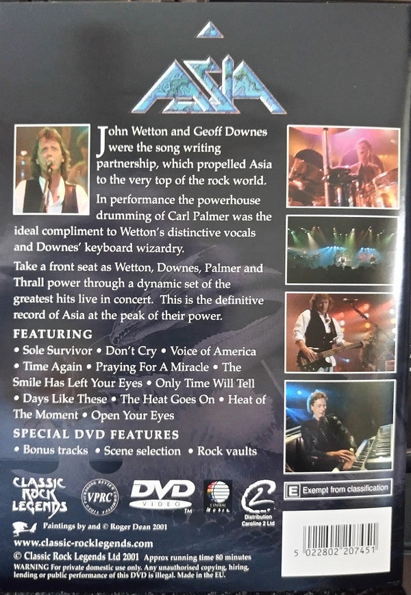 Asia (2) : Classic Rock Legends - Asia (DVD-V, PAL)