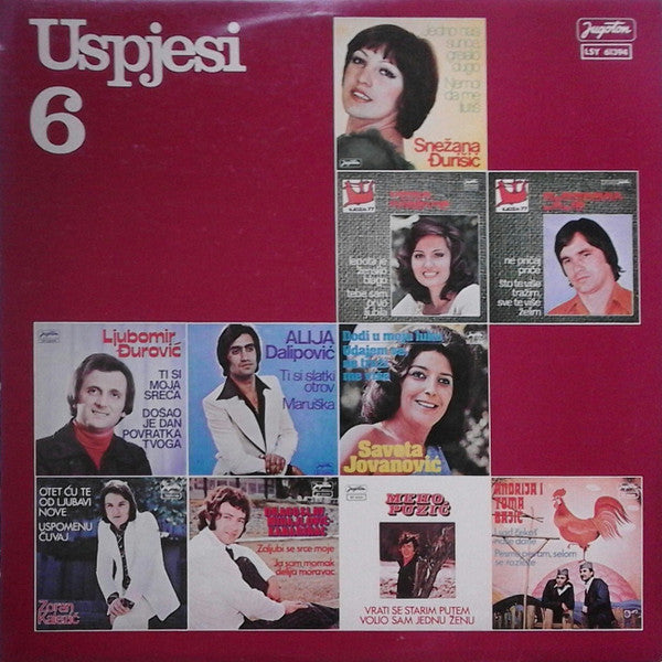 Various : Uspjesi 6 (LP, Comp)