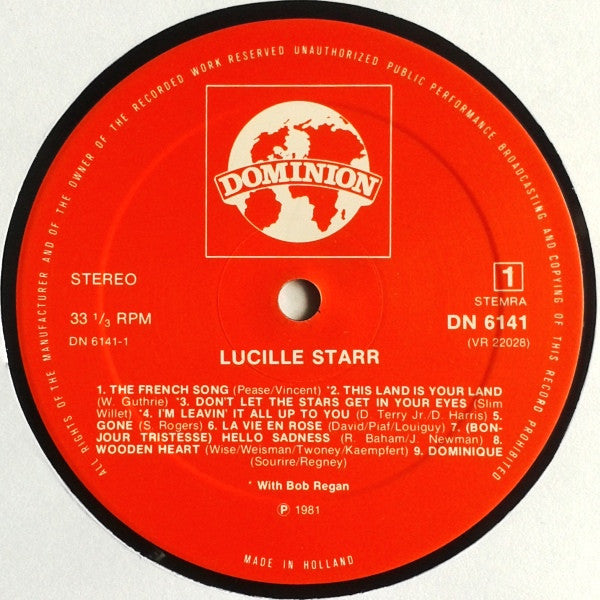 Lucille Starr : Lucille Starr (LP, Comp)