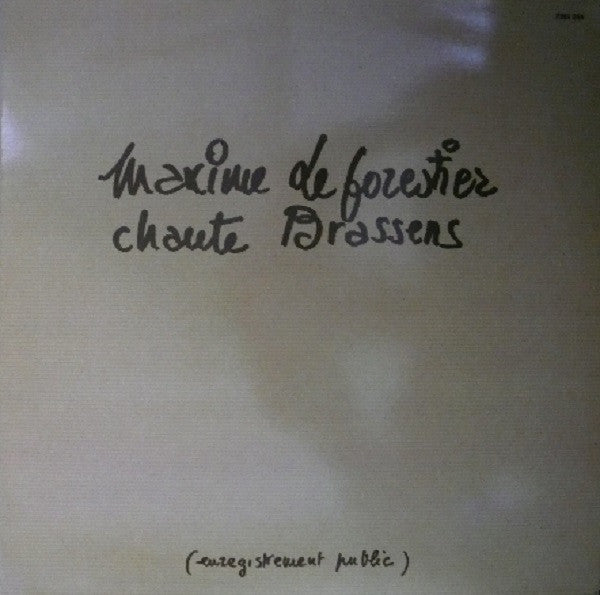 Maxime Le Forestier : Chante Brassens (LP, Album)