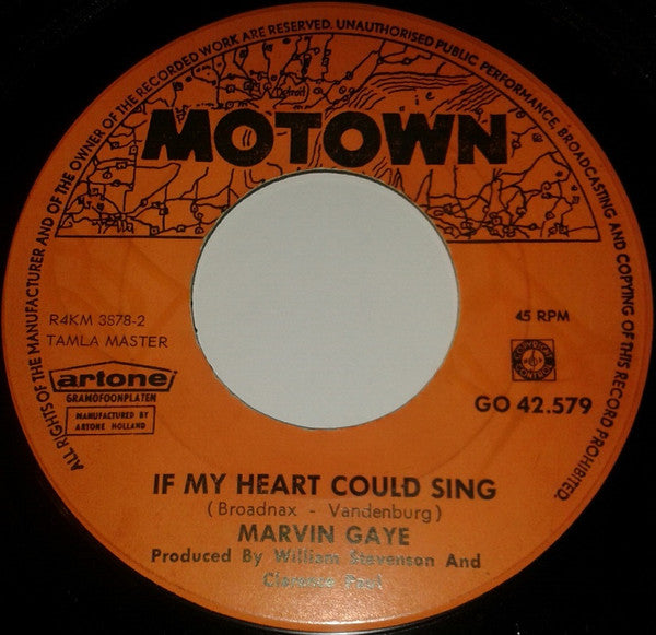 Marvin Gaye : Try It Baby / If My Heart Could Sing (7", Single)