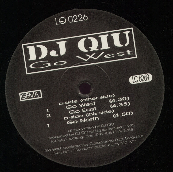 DJ Qiu : Go West (12")