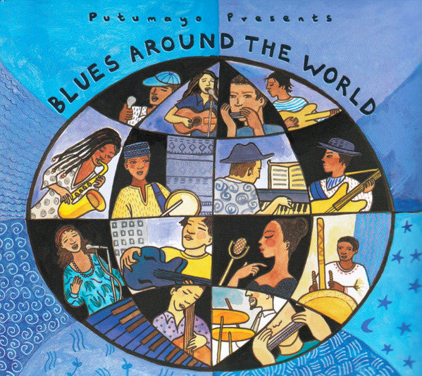 Various : Blues Around The World (CD, Comp, RE)