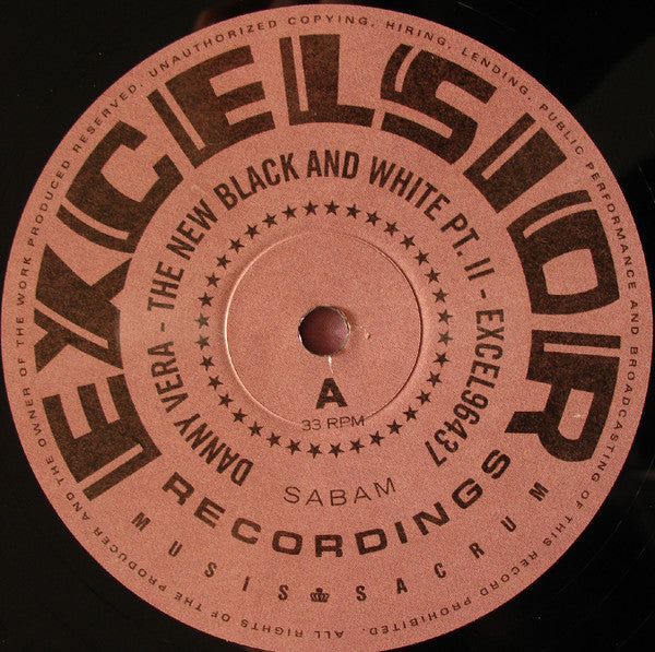 Danny Vera : The New Black And White PT. II (10", EP)