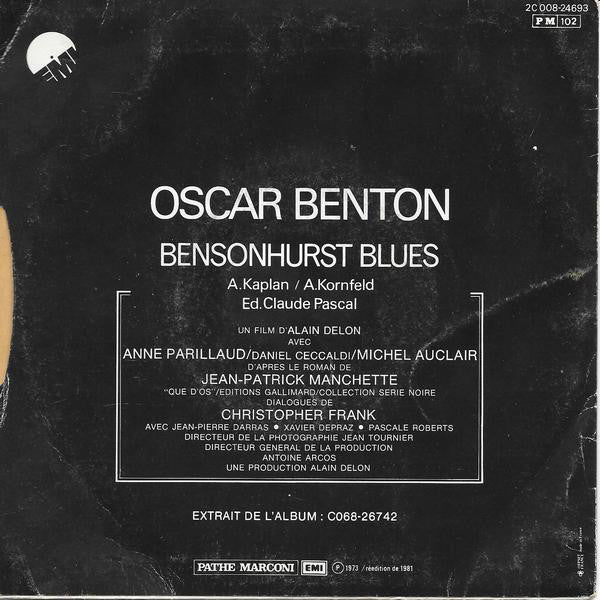 Oscar Benton : Bensonhurst Blues (7", Single, RE)