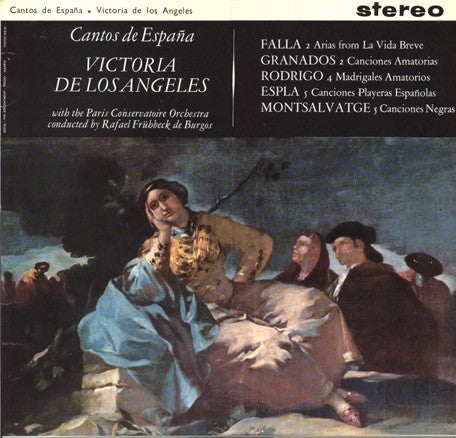 Victoria De Los Angeles, Orchestre De La Société Des Concerts Du Conservatoire , Conducted By:  Rafael Frühbeck De Burgos : Cantos De España (LP, Album, Comp)