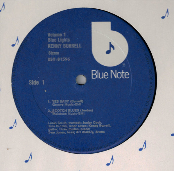 Kenny Burrell : Blue Lights (Volume 1) (LP, Album, RE)