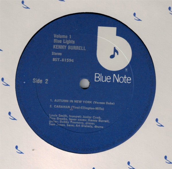 Kenny Burrell : Blue Lights (Volume 1) (LP, Album, RE)
