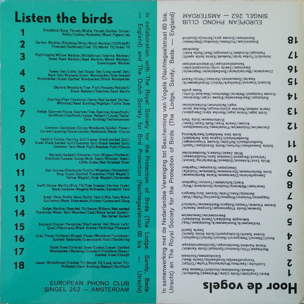 John Kirby (4) : Listen The Birds 12 = Hoor De Vogels 12 (7", EP)