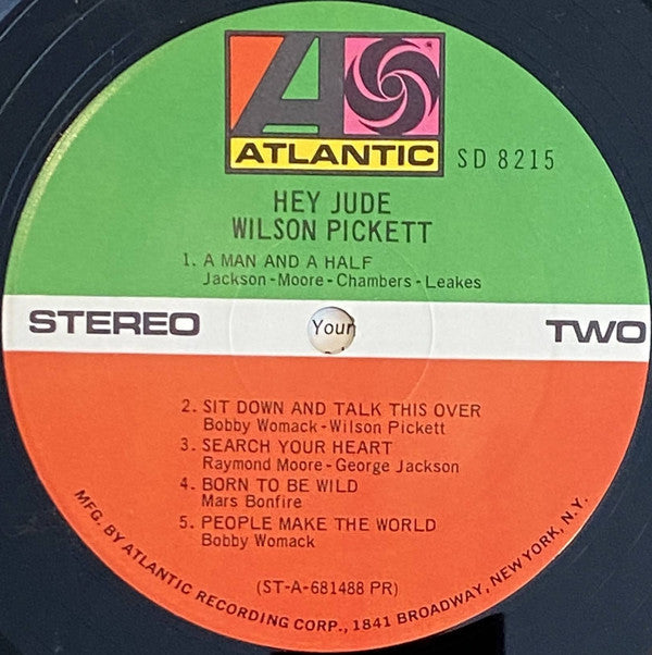 Wilson Pickett : Hey Jude (LP, Album, PR )