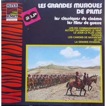 Various : Les Grandes Musiques De Films / Les Classiques Du Cinéma Les Films De Guerre (2xLP, Comp, Gat)