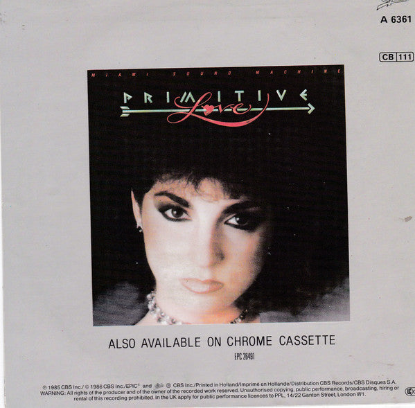 Miami Sound Machine : Conga! (7", Single)