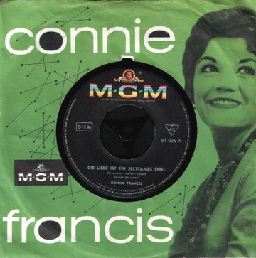 Connie Francis : Die Liebe Ist Ein Seltsames Spiel (7", Single, Mono)