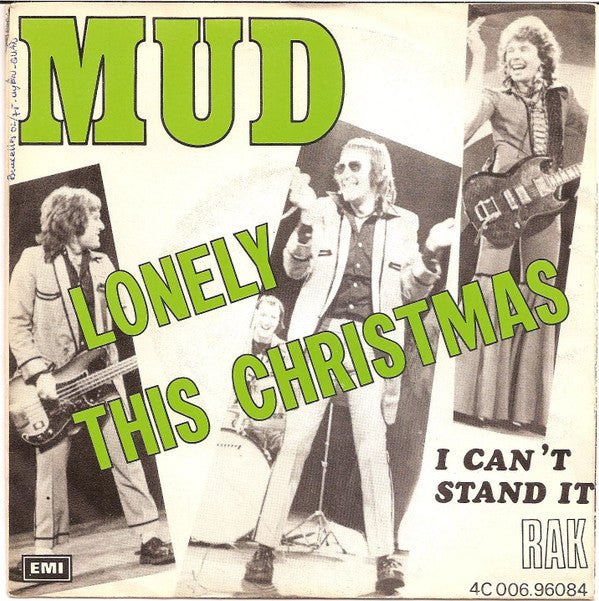 Mud : Lonely This Christmas (7", Single)