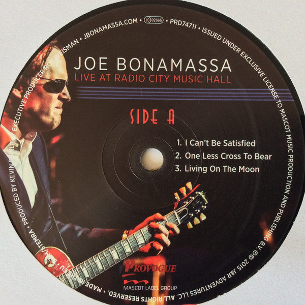 Joe Bonamassa : Live At Radio City Music Hall (2xLP, Album, 180)