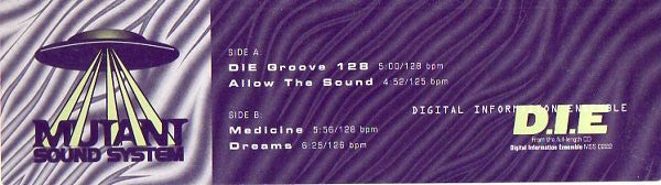 Digital Information Ensemble : Die Groove 128 (12")