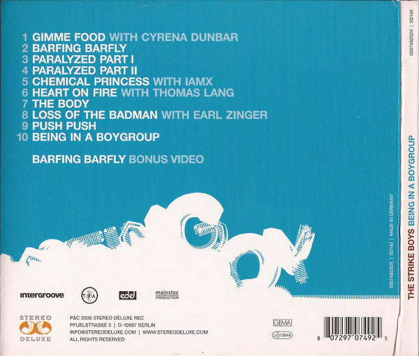 The Strike Boys : Being In A Boygroup (CD, Enh)