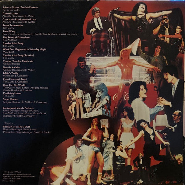 Various : The Rocky Horror Show (Starring Tim Curry And The Original Roxy Cast) (LP)