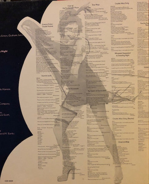 Various : The Rocky Horror Show (Starring Tim Curry And The Original Roxy Cast) (LP)