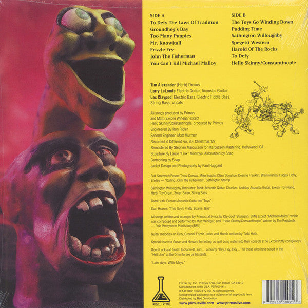 Primus : Frizzle Fry (LP, Album, Ltd, RE, RM, Pin)