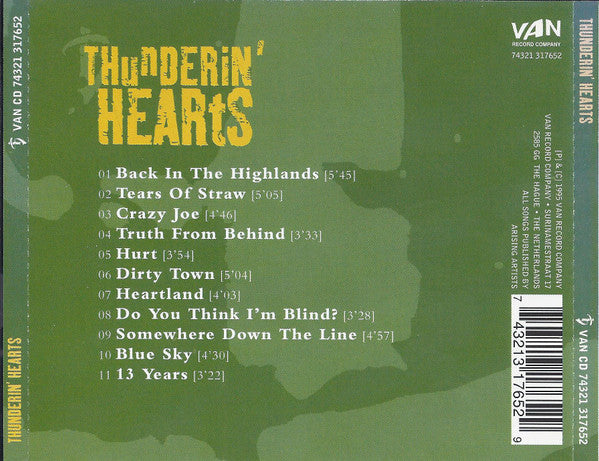 Thunderin' Hearts : Thunderin'Hearts (CD, Album)