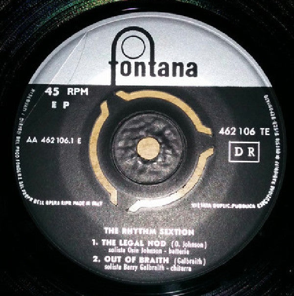 The Rhythm Section (7) : The Rhythm Section (7", EP)