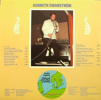Kenneth Swanström : The Keyboard Rocker (LP, Album, Red)