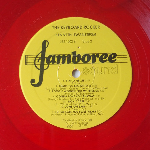 Kenneth Swanström : The Keyboard Rocker (LP, Album, Red)