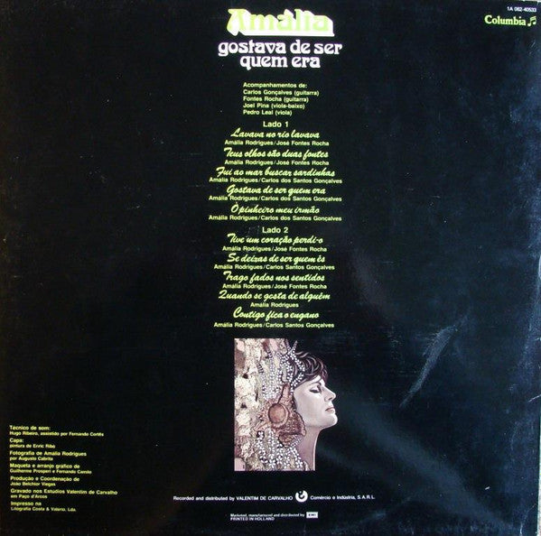 Amalia* : Gostava De Ser Quem Era (LP, Album)