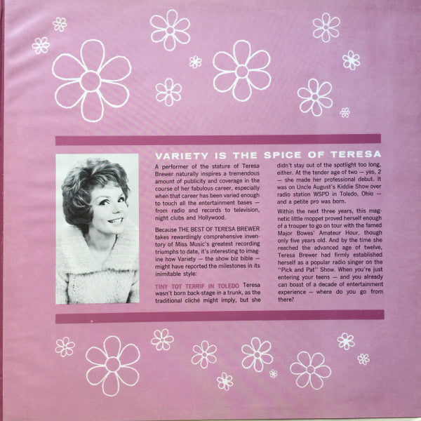Teresa Brewer : The Best Of Teresa Brewer (2xLP, Comp, Mono)