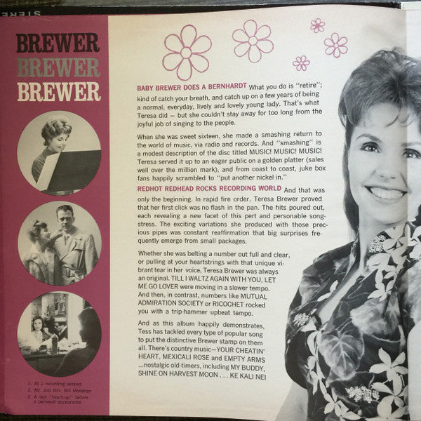 Teresa Brewer : The Best Of Teresa Brewer (2xLP, Comp, Mono)