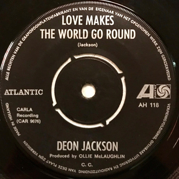 Deon Jackson : Love Makes The World Go Round / You Said You Loved Me (7", Single, 4-P)