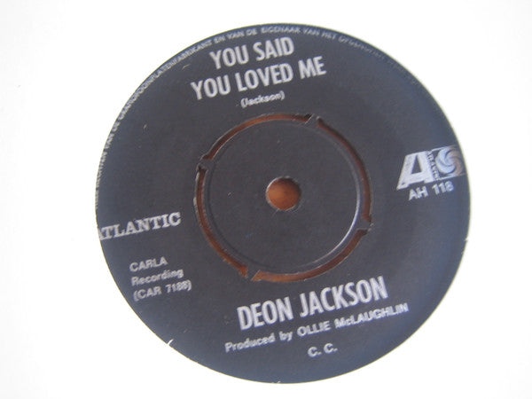 Deon Jackson : Love Makes The World Go Round / You Said You Loved Me (7", Single, 4-P)