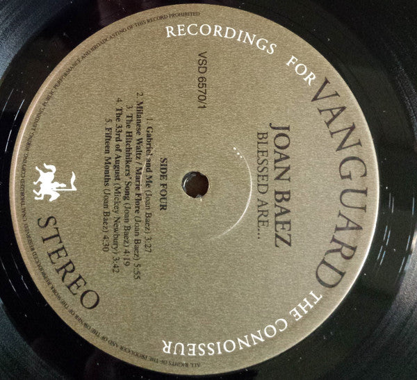 Joan Baez : Blessed Are... (2xLP + 7" + Album, RE)