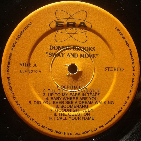 Donnie Brooks : Sway And Move With (LP, Album)