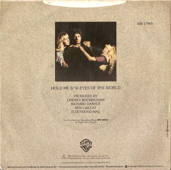Fleetwood Mac : Hold Me (7", Single)