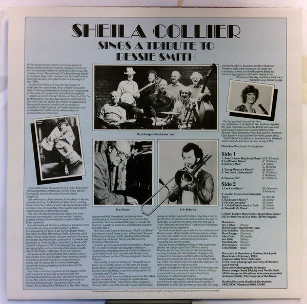 Sheila Collier : Sings A Tribute To Bessie Smith (LP, Album)